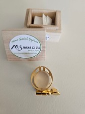 4 Disponibles - Clarinete Momo Bb Corazón Vertical Chapado en Oro Níquel Plata Ligadura