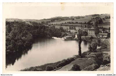 AUKP3-0283-42 - SAINT-SYMPHORIEN-DE-LAY - Weiler und Felsenteich