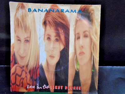 BANANARAMA '' LOVE IN THE FIRST DEGREE'' 7'' EX+ COND. IN Or.PIC SL.