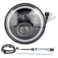  7 inch LED Motorcycle Headlight Compatible 7 Inch LED Motorcycle Headlight