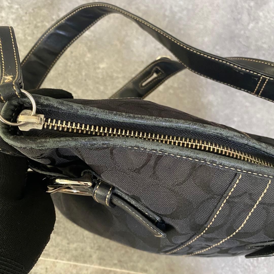 COACH 3574 Soho One-Shoulder Bag Black Leather Y2K 20… - Gem