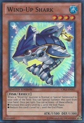 Wind-Up Shark - CBLZ-ENSE1 - Super Rare - Limited Edition - Damaged