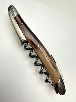 Forge De Laguiole BYRON VINEYARD WINERY Horn Tip Waiters Corkscrew Wine Opener