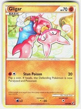 Pokemon tcg Undaunted Gligar Lightly played