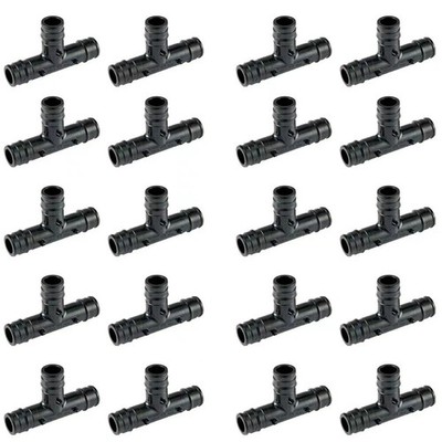 (Pack of 20) EFIELD Poly PPSU Pex-A Expansion Fittings 1/2 X1/2 X 1/2 Tee For Pe