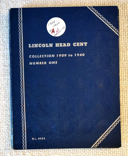 Partial Lincoln Wheat Penny Collection 1909 - 1940  Whitman Album 63 COINS ~ #A