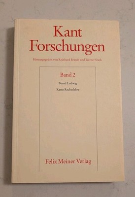 Kants Rechtslehre (Kant-Forschungen) (German Edition)