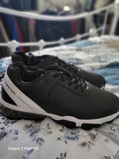 Golf Shoes New Without Box Black And White Size 12 With Spikes And Spanner