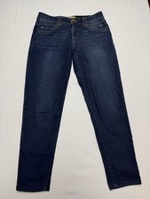 Democracy AB Jeans Womens Size 4 Blue Mid Rise Skinny Straight Comfort Stretch