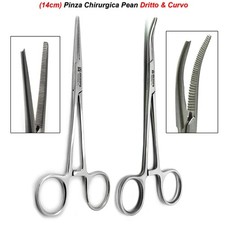 Pinza Emostatica Pean Rochester Dritte e Curve Pinza Chirurgica Ferri Chirurgici