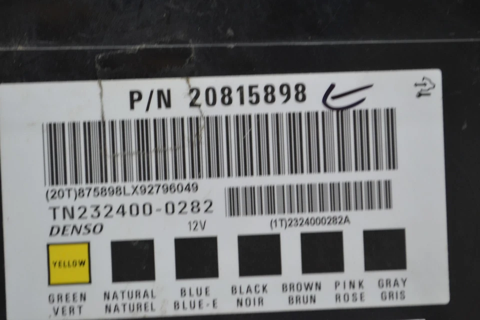 Módulo de control de carrocería GMC Acadia 2007-2011 BCM 20815898 unidad 838-5F4 Bx 1 Foto 2 de 3