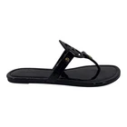 Tory Burch Miller Perfect Black Womens Sandal Patent Leather Thong
