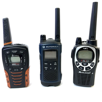 Lot of 3 Two-Way Radios Motorola Cobra Midland Untested Parts Repair