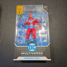 NEW McFarlane 2024 DC Multiverse COMMANDER STEEL Action Figure Gold Label