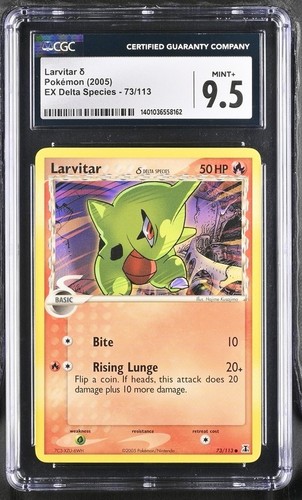 Larvitar δ graded CGC 9.5 for sale on eBay