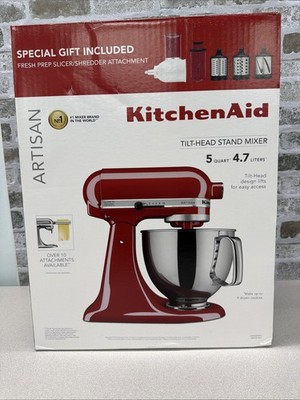KITCHENAID KSM150FBER ARTISAN SERIES 5-qt TILT-HEAD STAND MIXER, Empire Red