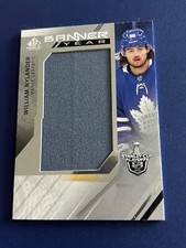 2021-22 UD SP Game Used William Nylander Banner Year Material Insert Toronto