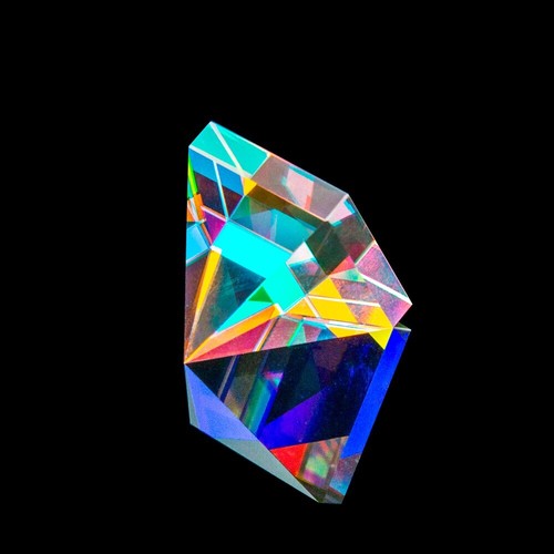 20mm Rainbow Optical Glass Crystal Pyramid Prism For Natural Sciences 1PCS - Picture 8 of 15