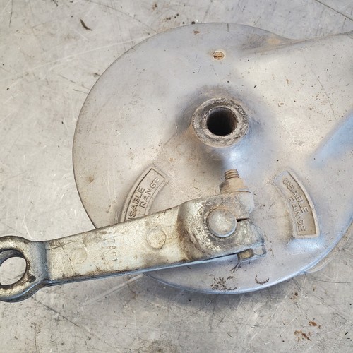 88 Kawasaki KD80X kd80 kd 80 Rear Brake Hub Panel Plate Shoes oem - Picture 2 of 7