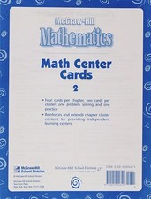 McGraw-Hill Mathematics Math Center Cards for Grade 2 -Problem Solving/Practice
