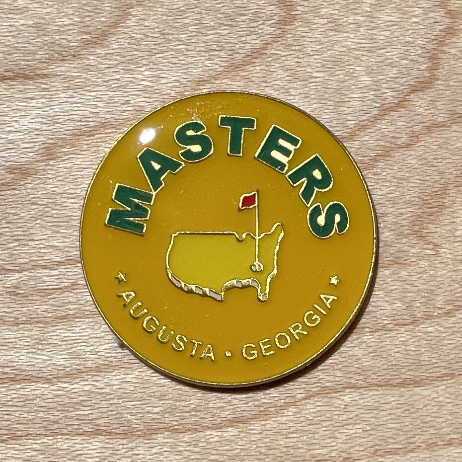 2026 Masters Tournament 4-Pack Metal Golf Ball Markers Set Augusta