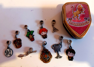 Harry Potter - Charms x9 Metall Charms für Armband Halskette Weihnachten