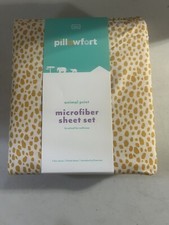 PILLOWFORT TWIN ANIMAL PRINT MICROFIBER SHEET BRUSHED FOR SOFTNESS