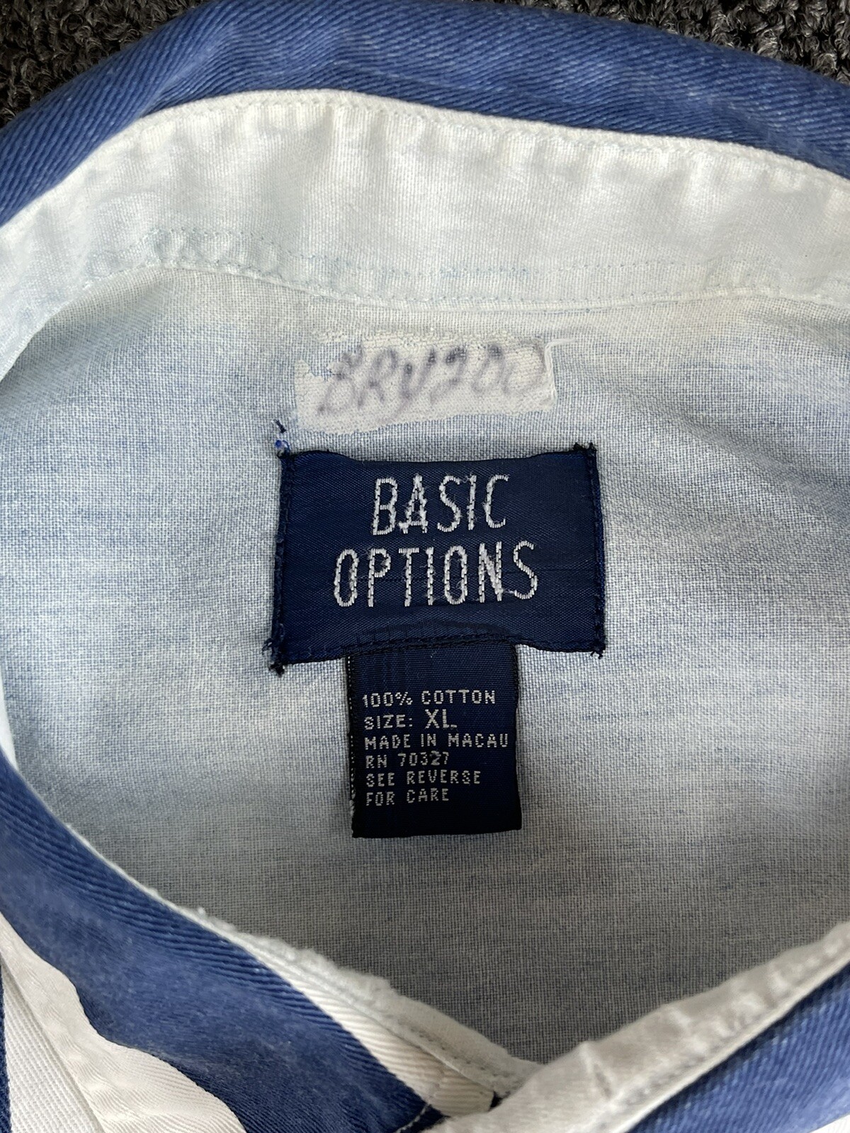 Basic Options Men Size Extra Large Button Up Shir… - image 6