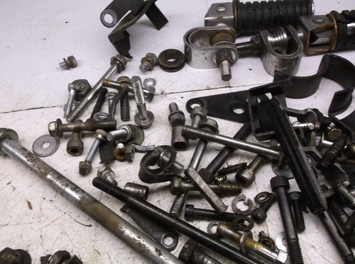 78 Yamaha XS 750 Misc Bolts Nuts Hiway Pegs NICE XS750E XS750 1J7 T4-18 - Picture 9 of 11