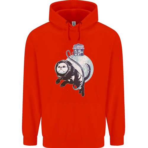 Space Astronaut Cat Funny Childrens Kids Hoodie - Picture 81 of 88