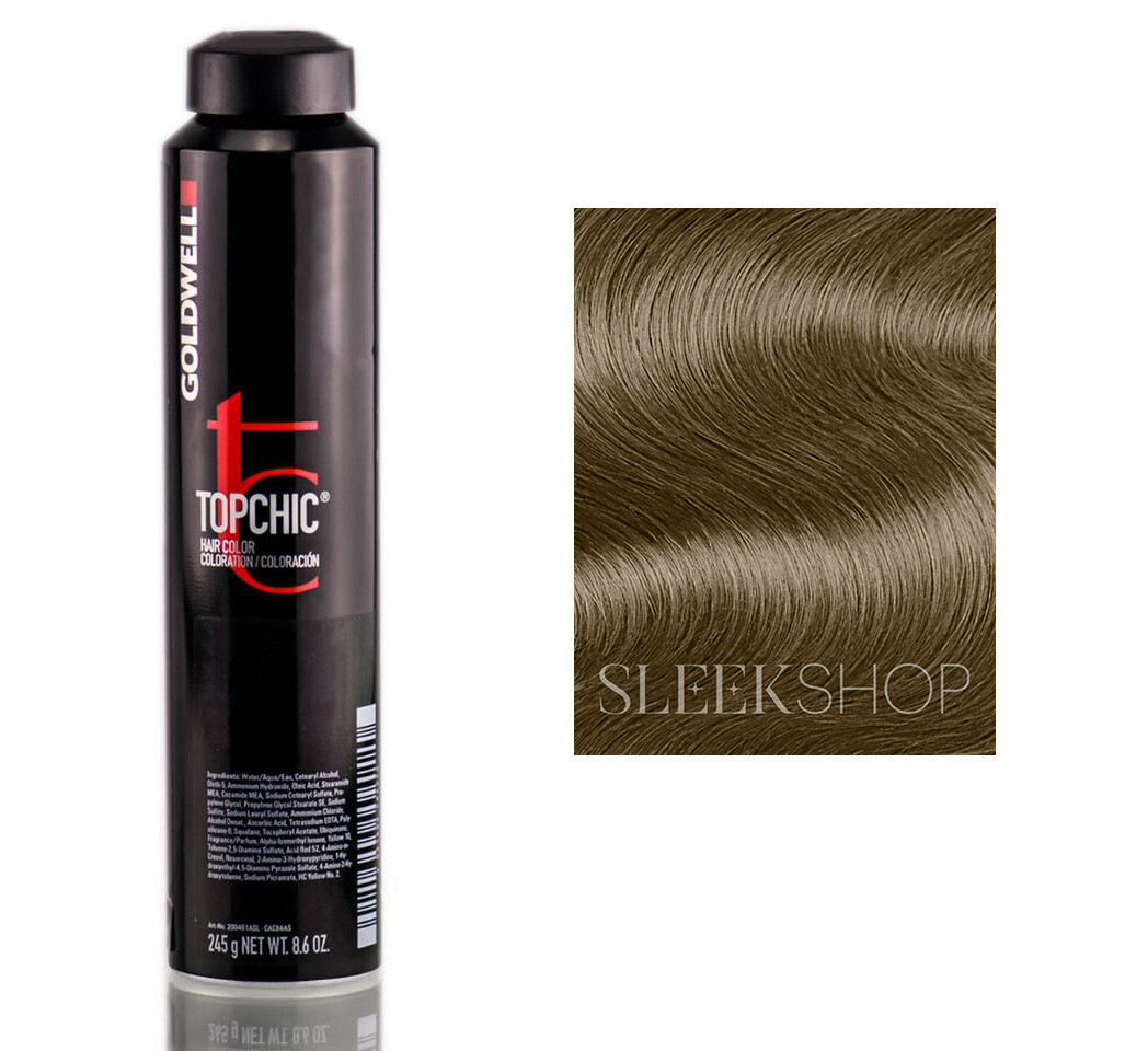 Goldwell Topchic Hair Color (8.6 oz. canister) - 8NA - Light Natural Ash Blonde