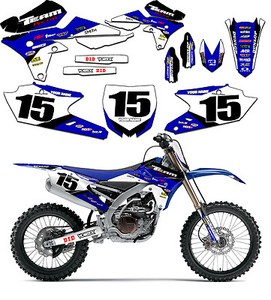 15 Yamaha Yz 125 250 Graphics Kit Decals Deco Yz125 Yz250 19 18 17 Ebay