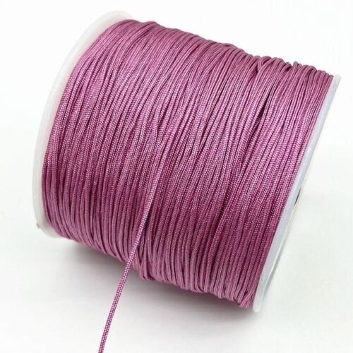 Nylon Cord Thread Chinese Knot Macrame Bracelet Braided String DIY Jewelry 0.8mm - Picture 15 of 50