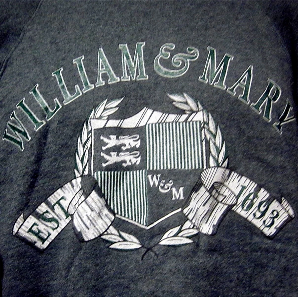 William and mary crewneck sweatshirt top