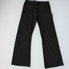 Cooper Key Girl's Black Polka Dot Wide Leg Leggings Pants size 6