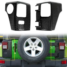 Rear Corner Guards Body Armor Kit Tail light Cover for Jeep Wrangler JK 07-18