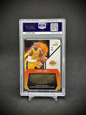 2019-20 Panini Prizm - Fearless LeBron James #3 Hyper Prizm for
