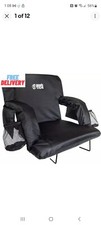 Wide Stadium Seat for Bleachers - Stadium Chair with Back Support, Comfy Cushion