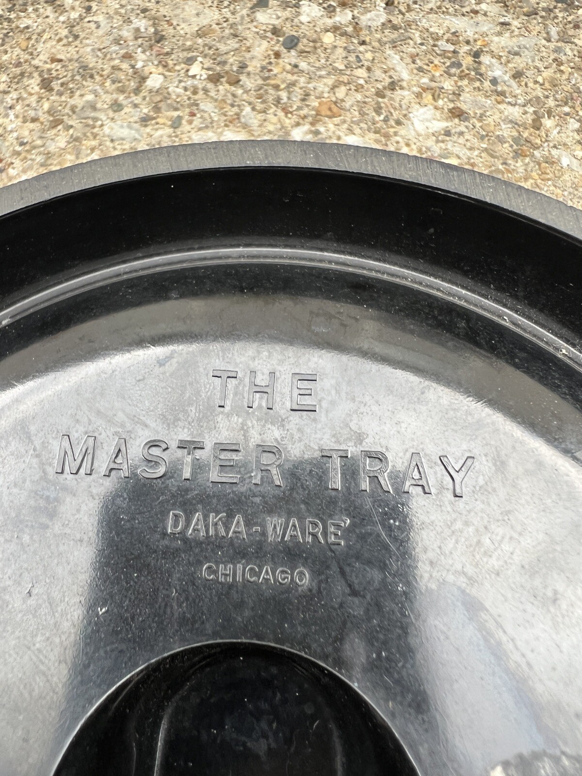 Vtg Daka-Ware “The Master Tray” Rotary International Bakelite Ashtray Chicago