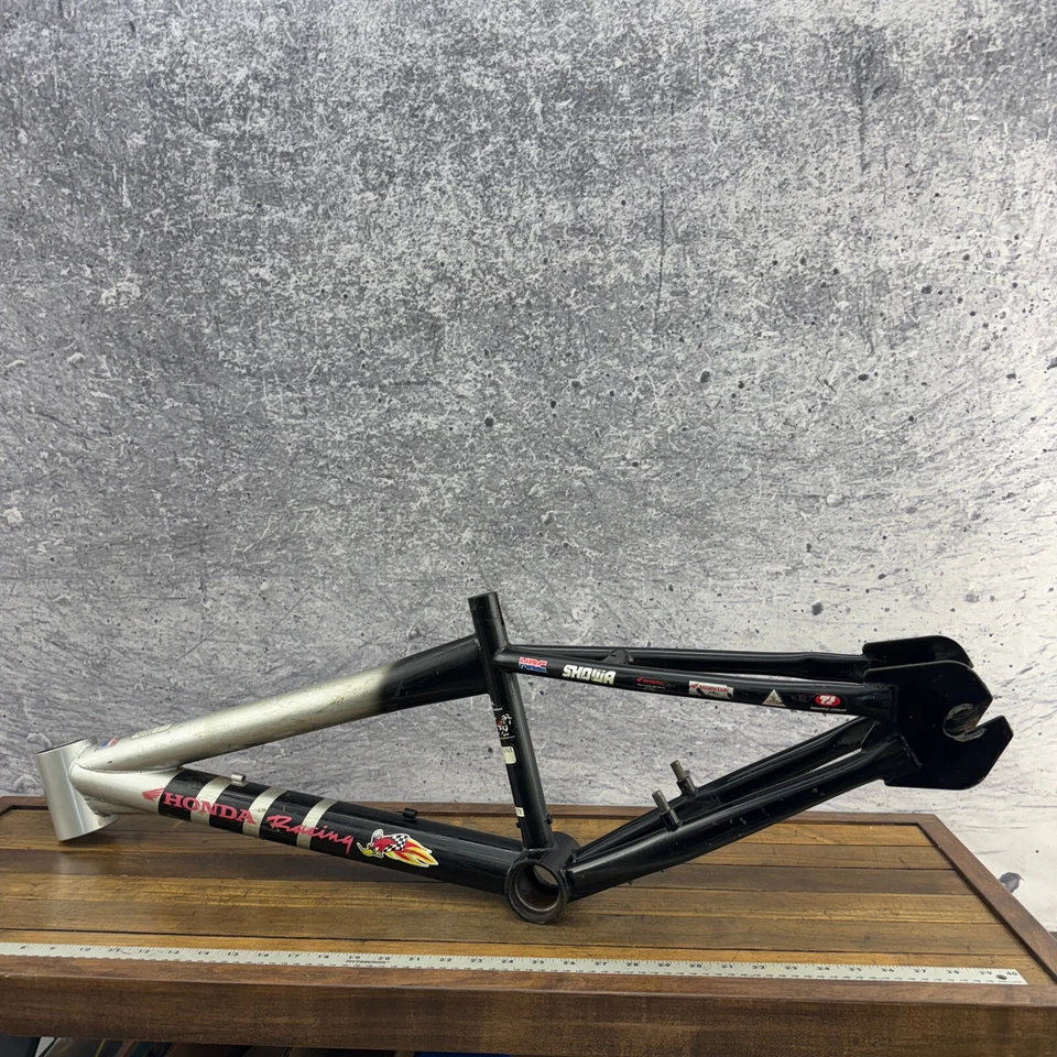 Cuadro BMX Honda Racing Top Side Old School BMX Freestyle 14 mm 20 pulgadas KHE 2,5 pulgadas Foto 2 de 4