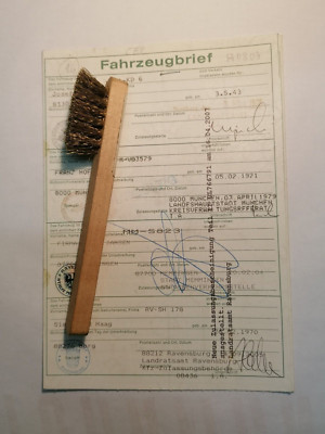 BMW 518 E12 1978 KFZ Fahrzeugbrief title registration carte Grise