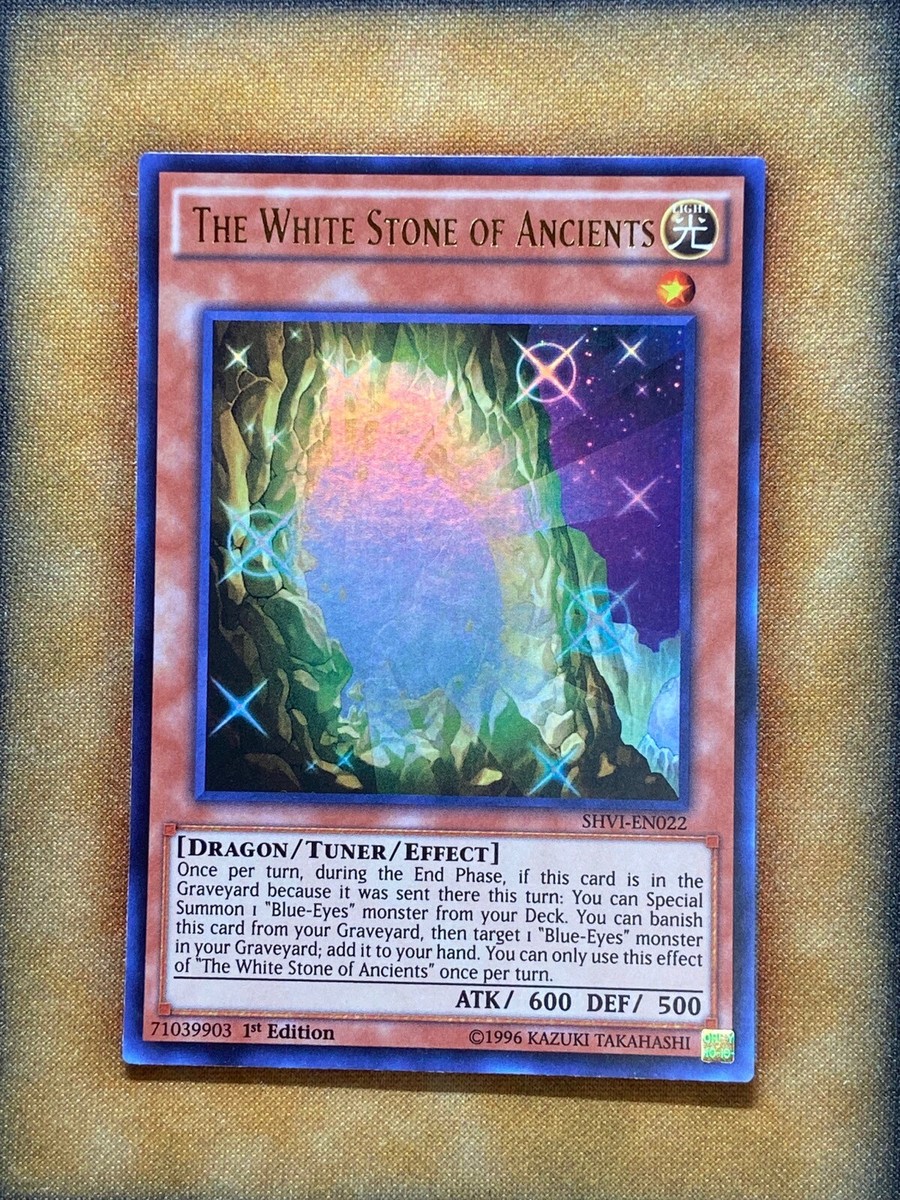 Yugioh The White Stone Of Ancients SHVI-EN022 Ultra Rare 1st Ed NM 
