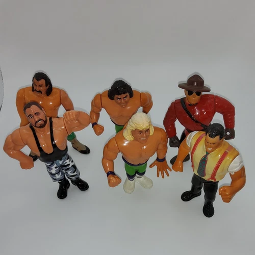 90s WWF Hasbro Figures. The Rockers Shawn Michaels & Marty, Butch, IRS,Mountie