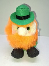Swibco 2001 PUFFKINS Mr. LUCKY Leprechaun ST PATRICKS DAY 6 Inch Plush Beanbag