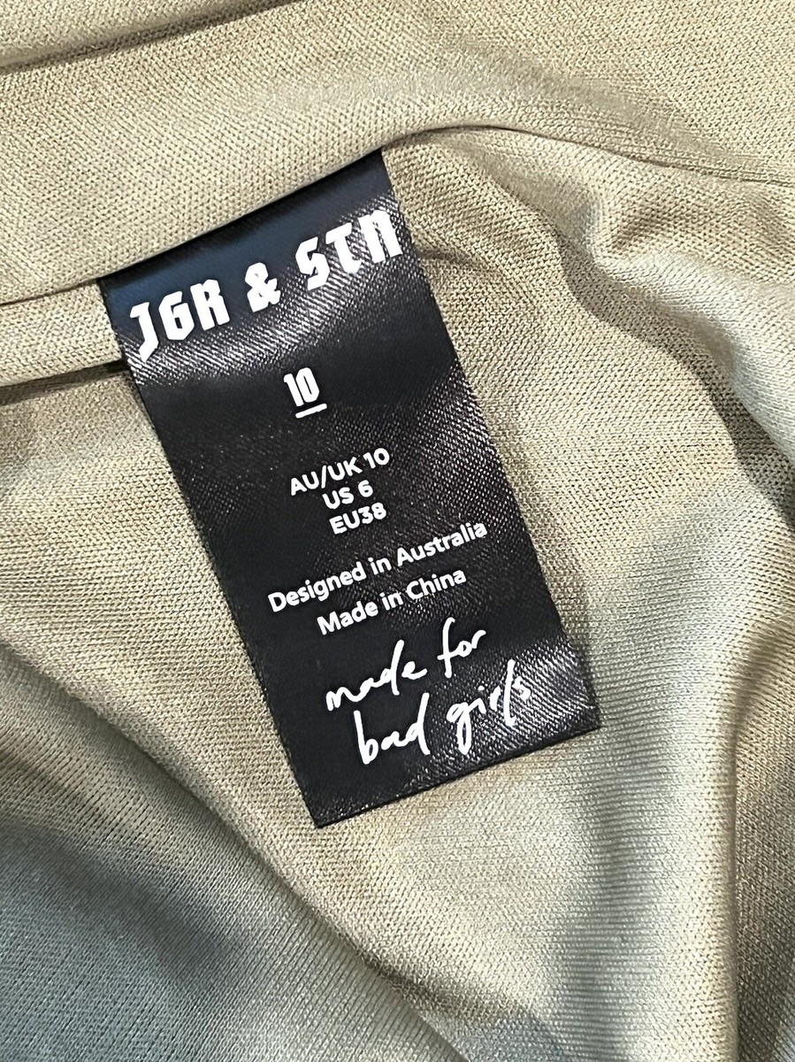 Jagger & Stone Jgr Stn Demi Mesh Adjustable Straps Maxi Dress Green Size US  6 | eBay