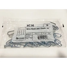 Lithonia HC36 Wire Hook & 36" Chain New Free Shipping