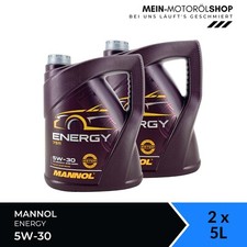 Mannol Energy 5W-30 VW Mercedes BMW Longlife 2x5 Liter = 10 Liter