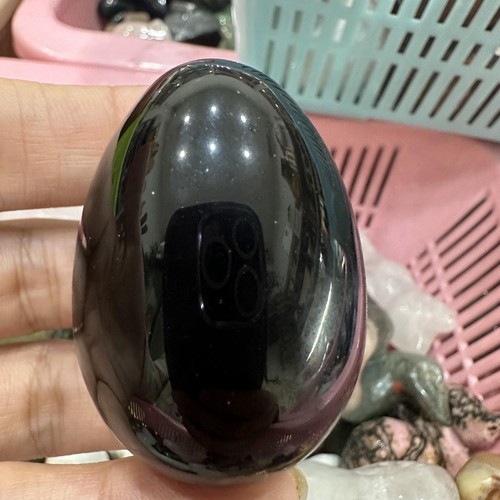 Natural stone Carved polished massag yoniegg Quartz Crystal Skull Reiki gift 1pc - Picture 49 of 125