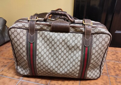 Valigia originale Gucci Vintage Semi rigida anni 70/80 Usata in Buono Stato  | eBay