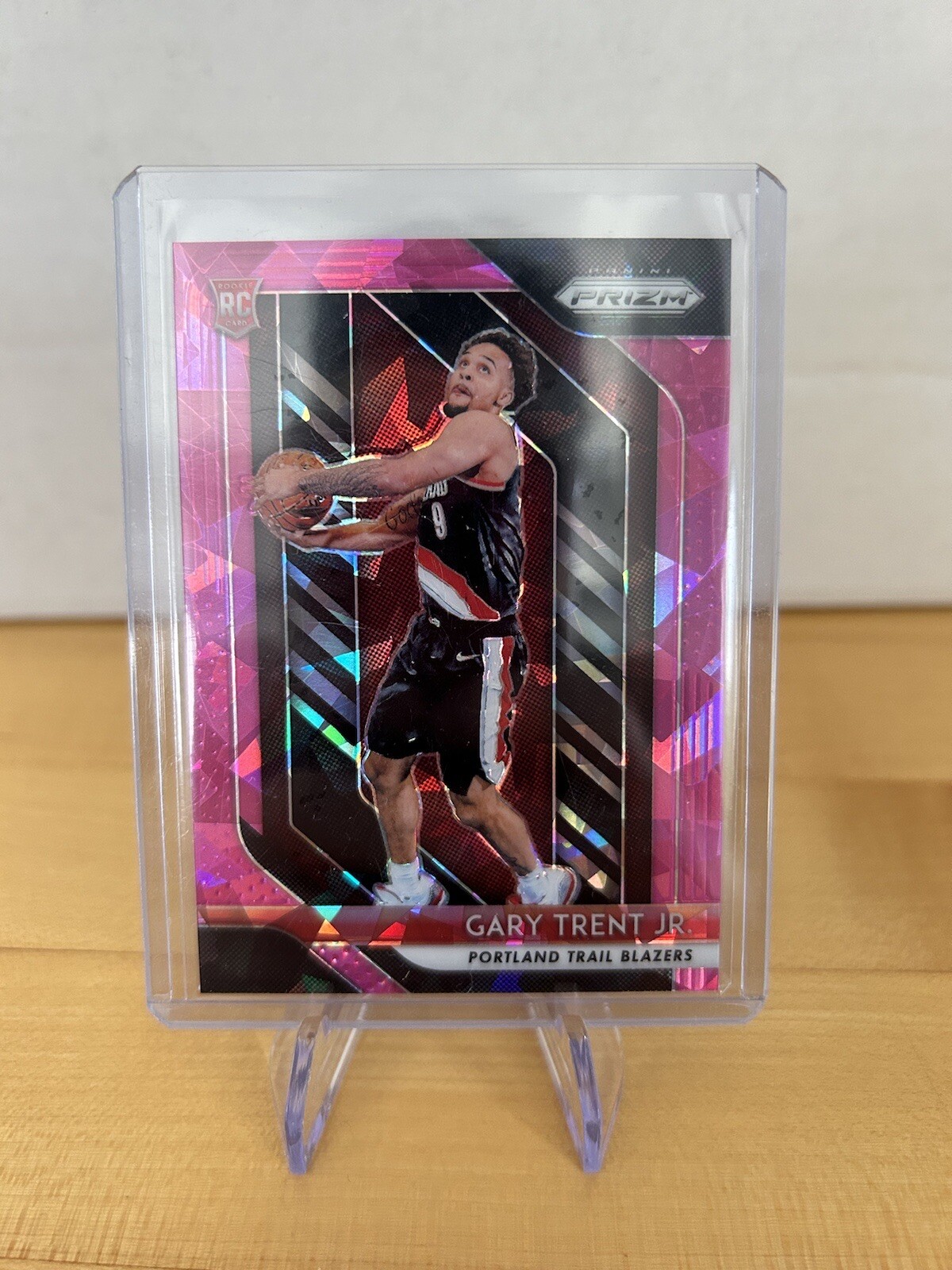 2018-19 Prizm Gary Trent Jr Pink Ice Prizm Rookie RC #71 Blazers